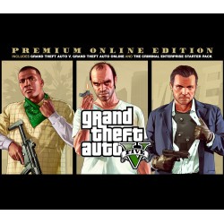 Grand Theft Auto V  Premium Online Edition and Whale Shark Card Bundle   XBOX One/Series X|S  Kod Klucz